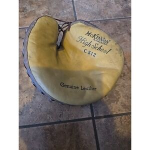 Vintage McKinnon High School baseball glove made of genuine leather Model C512